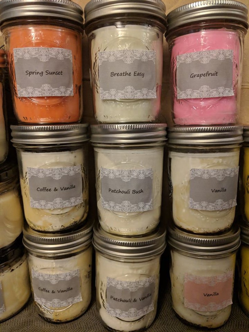 Essential Oil Soy Wax Candles Etsy