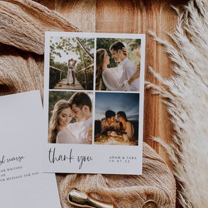 Cartes de remerciement pour mariage, Cartes de remerciement avec photo de mariage, Cartes postales photo, Cartes postales de remerciement pour mariage, Cartes de remerciement avec photos