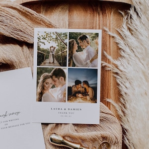 Cartões de agradecimento de casamento, cartões de agradecimento com fotos de casamento, cartões postais com fotos, cartões postais de agradecimento de casamento, cartões de agradecimento com fotos