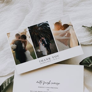 Hochzeit Dankeskarten, Hochzeitsfoto Dankeskarten, Foto Postkarten, Hochzeit Dankeskarte, Dankeskarte mit Fotos