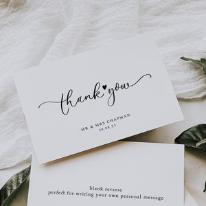 Tarjetas de agradecimiento personalizadas, tarjetas de agradecimiento para bodas, tarjetas de agradecimiento para regalos, tarjetas de agradecimiento para Navidad, tarjetas de agradecimiento sencillas
