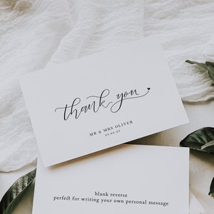 Cartes de remerciement personnalisées, Cartes de remerciement de mariage, Cartes de remerciement cadeaux, Cartes de remerciement de Noël, Cartes de remerciement simples