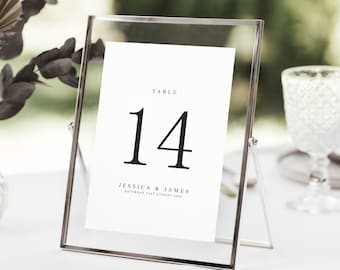 Modern Wedding Table Signs, Wedding Table Number Cards, Table Name Cards Wedding, Elegant Wedding Table Numbers, Classic Table Names