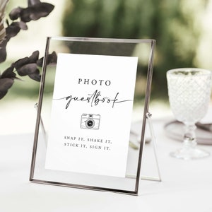 Photo Wedding Guestbook Sign, Photo Guestbook Sign, Sign our guestbook sign, Wedding Guestbook Sign, Guest Book