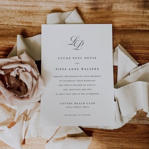 Moderne Hochzeitseinladung, Elegante Hochzeitseinladung, Luxushochzeitseinladung, Traditionelle Hochzeit einlädt, Klassische Hochzeit einlädt, Digitale Datei