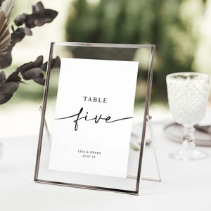 Modern Wedding Table Signs, Wedding Table Number Cards, Table Name Cards Wedding, Elegant Wedding Table Numbers, Classic Table Names