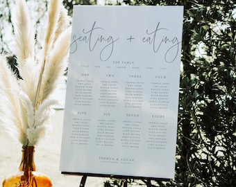 Wedding Seating Plan, Wedding Seating Table Plan, Seating Chart, Wedding Table Plan, Table Plan, Seating Chart, Digital File