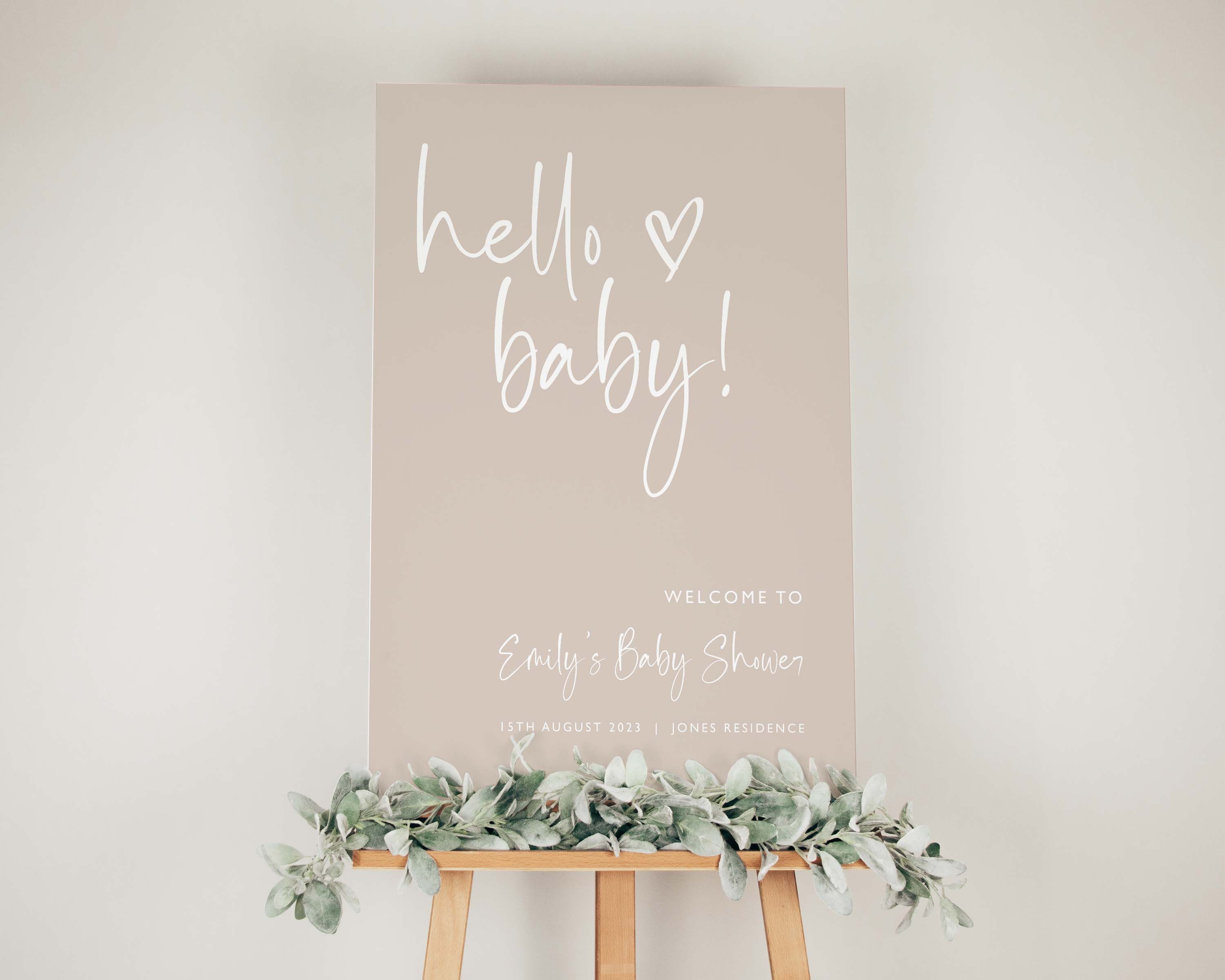 Cartello per baby shower Cartello di benvenuto per baby shower Banner per baby shower Cartello esterno Decorazioni per baby shower Temi per baby shower per ragazze e ragazzi