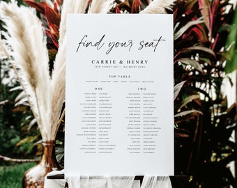 Wedding Seating Plan, Wedding Seating Chart, Seating Chart, Wedding Table Plan, Banquet Layout Table Plan, Foamex Seating Plan, Digital File