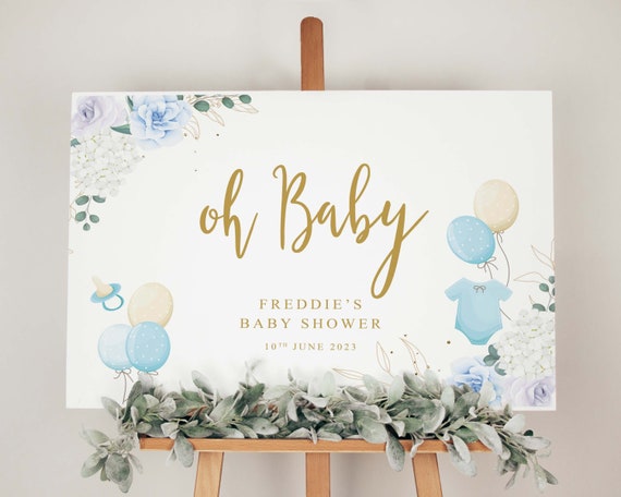 Baby Shower Sign Baby Shower Welcome Sign Baby Shower Banner