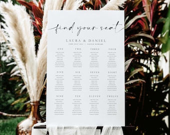 Wedding Seating Plan, Wedding Seating Chart, Seating Chart, Wedding Table Plan, Table Plan, Seating Chart, Foamex Seating Plan, Digital File