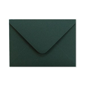 Sobres reciclados verde bosque premium / C5/A5, 5x7, C6/A6, C7/A7 sobres de invitaciones de boda, guardar los sobres de fecha