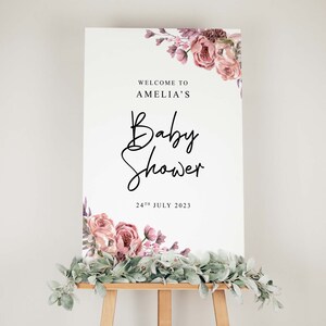 Baby Shower Sign Baby Shower Welcome Sign Baby Shower Banner Outdoor Sign Baby Shower Decorations Baby Shower Themes For Girls And Boys