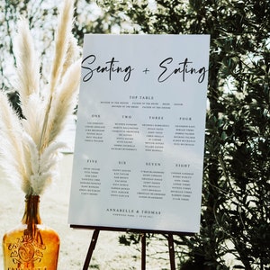 Wedding Seating Plan, Wedding Seating Chart, Seating Chart, Wedding Table Plan, Table Plan, Seating Chart, Foamex Seating Plan, Digital File
