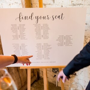 Wedding Seating Plan, Wedding Seating Chart, Seating Chart, Wedding Table Plan, Banquet Layout Table Plan, Foamex Seating Plan, Digital File