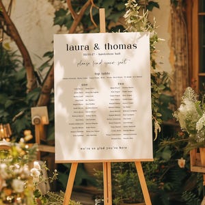 Wedding Seating Plan, Wedding Seating Chart, Seating Chart, Wedding Table Plan, Table Plan, Seating Chart, Foamex Seating Plan, Digital File