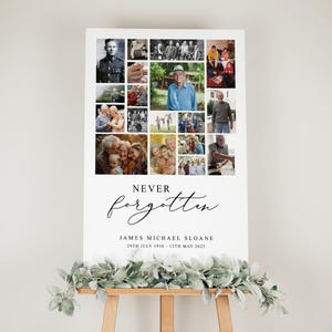 Celebration Of Life Welcome Sign, Funeral Welcome Sign, In Loving Memory Welcome Sign, Obituary Memorial Sign, Funeral Reception Sign