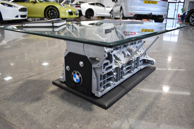 BMW M54 Engine Block Coffee Table W/ Firing Light Effect Etsy