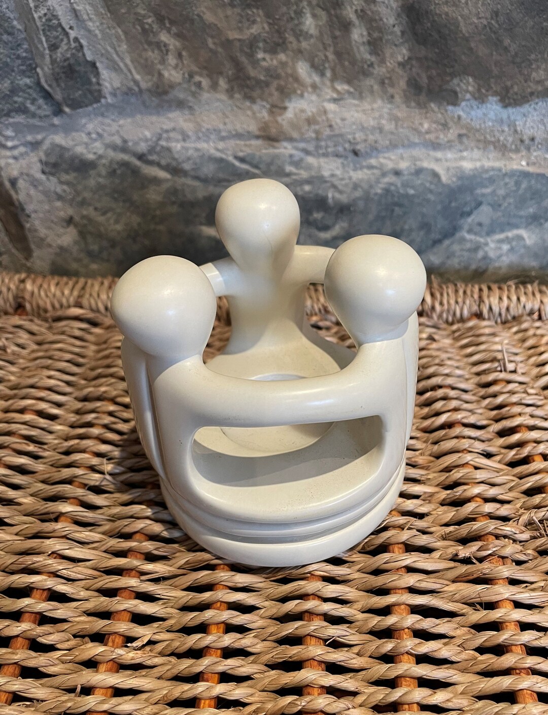 Circle of Friends Soapstone Tealight Holder 8cms Etsy UK