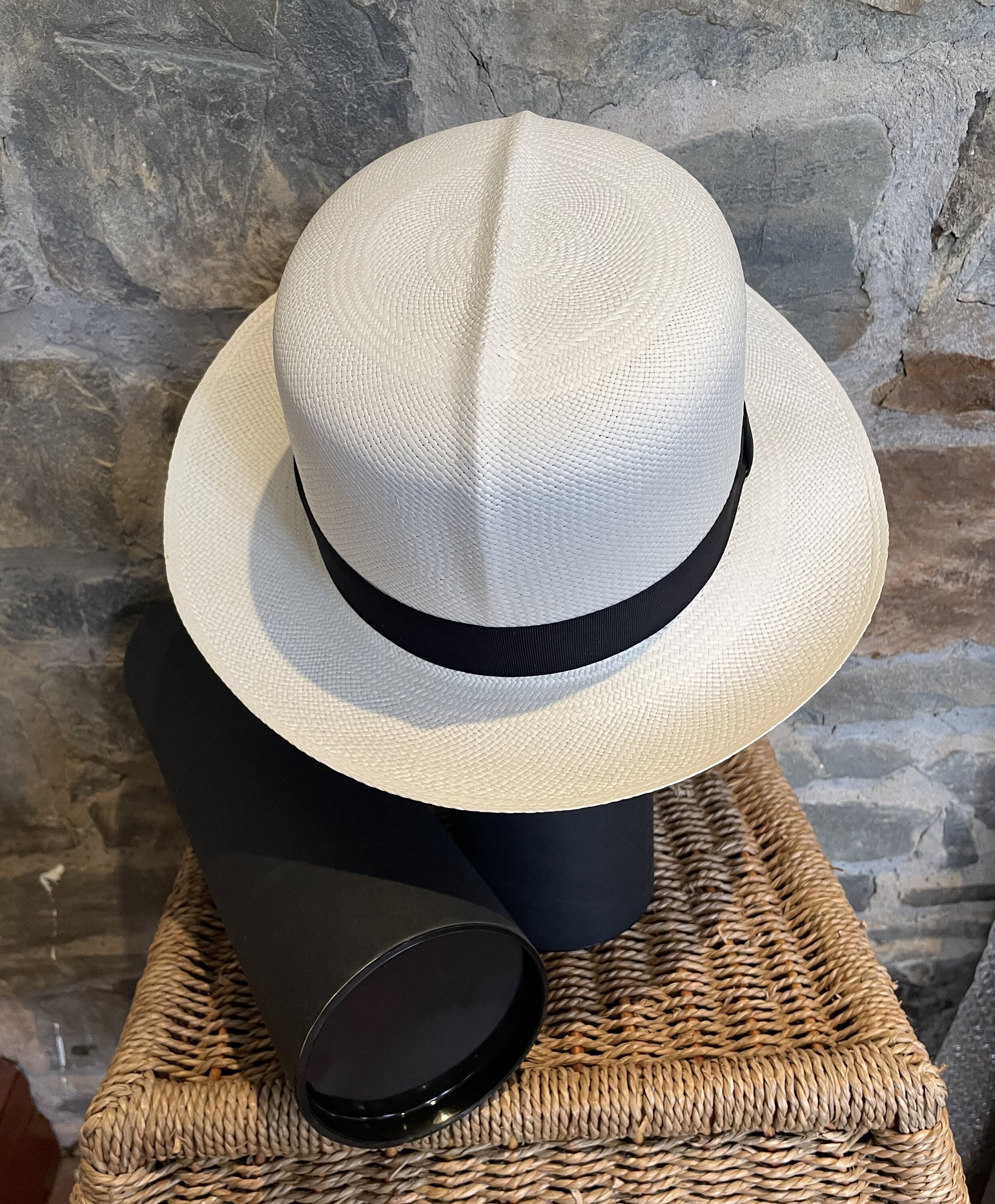CRIMIE PANAMA HAT DANIEL【XL】 Genuine Handmade Folder Panama Hat With Travel Tube From