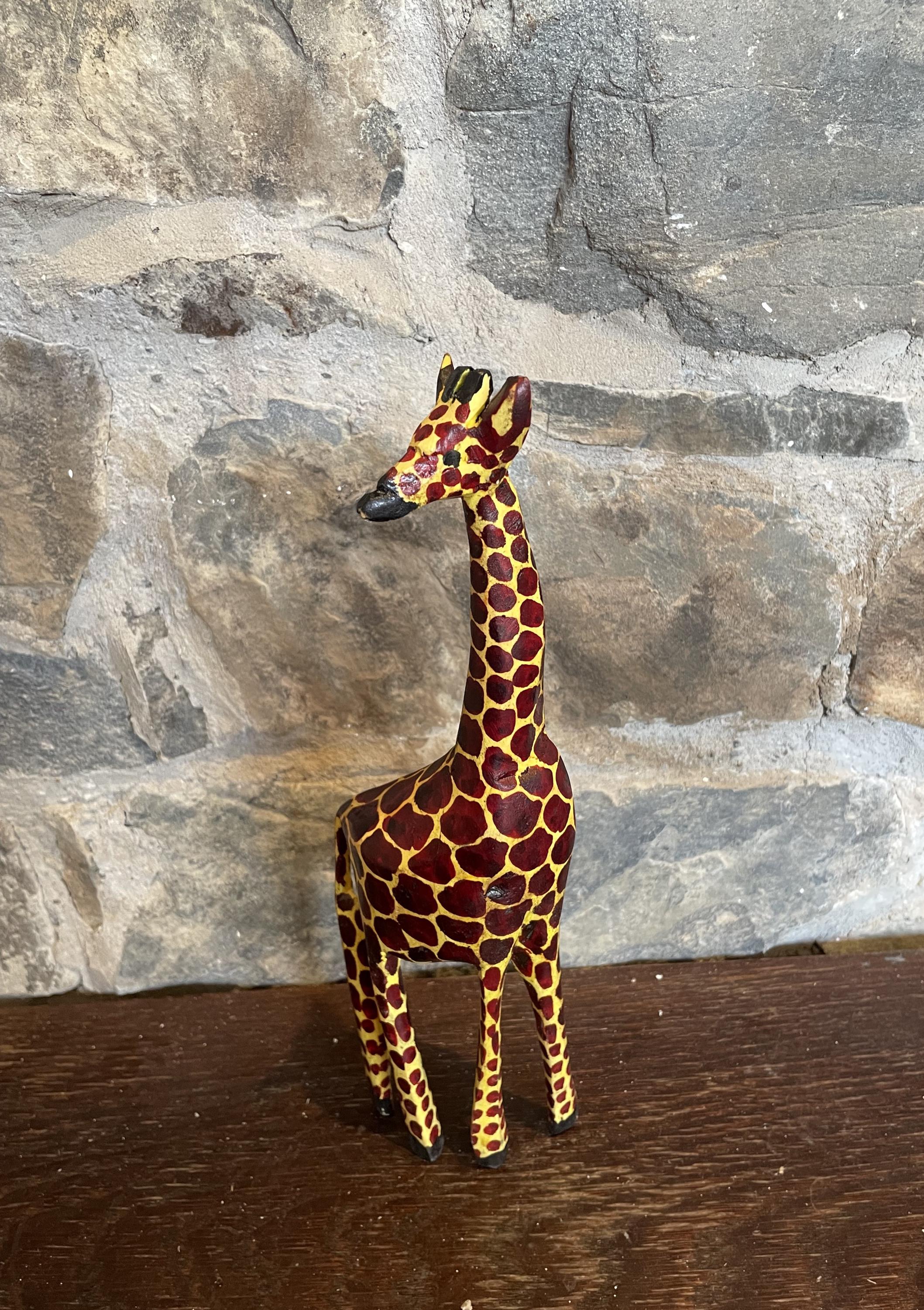 African Carved Giraffe (12 Inch) - Etsy