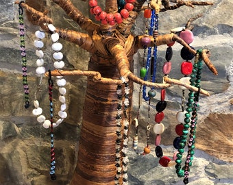 Super Jumbo Baobab Fairtrade Jewellery and Ring Tree (25 inch)