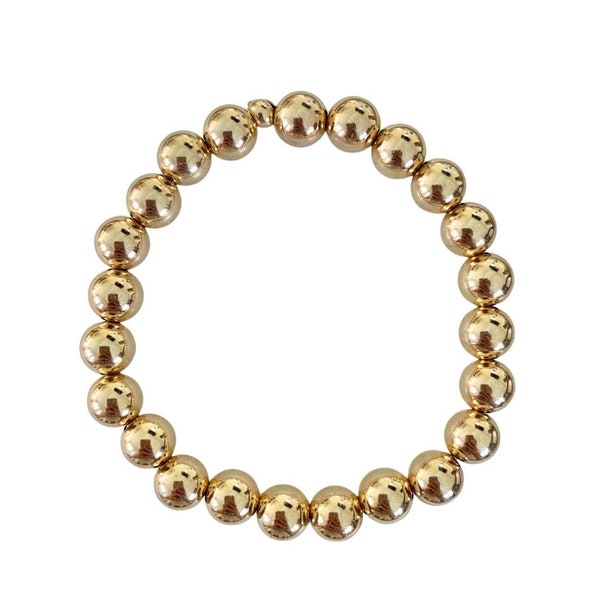 Gold Bead Bracelet - Etsy