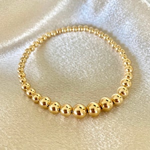 Raina Bracelet | Gold Bead Bracelet