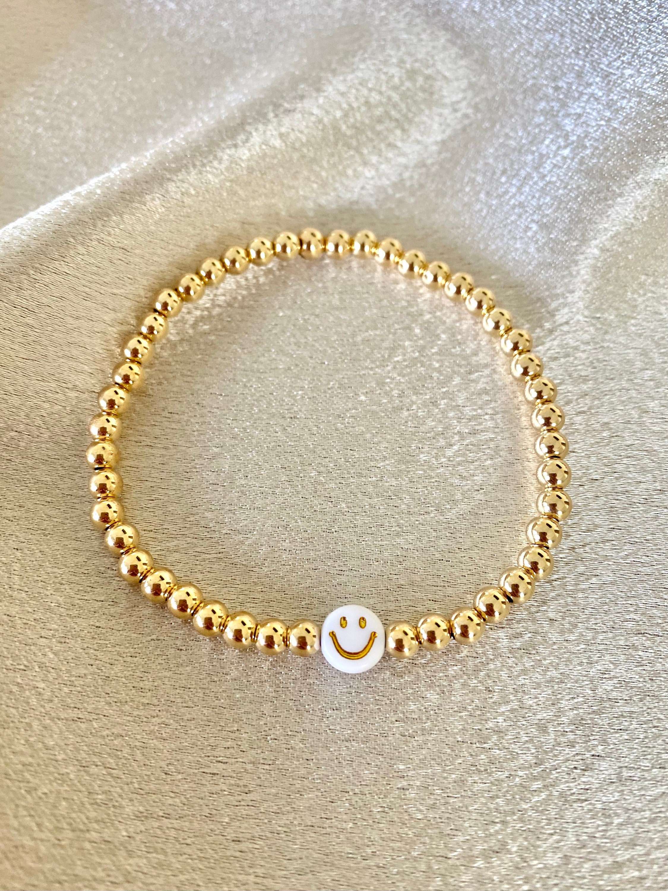 Fun Beads Bracelet - Gold Smile – Alice & Wonder