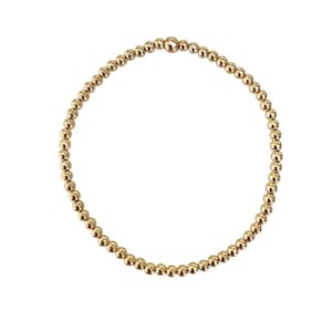 3mm Gold Bead Bracelet