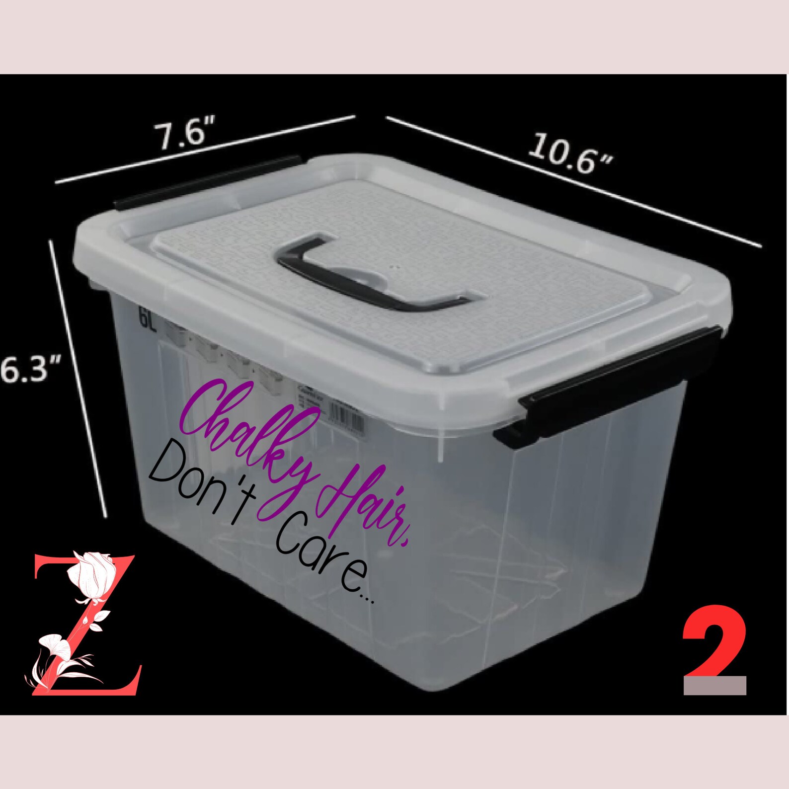 Chalk Boxgymnastics Personalized Large Chalk Container Etsy