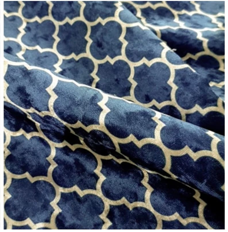 Upholstery Crush Velvet Art Deco, Suitable for Sofa Armchair Curtain