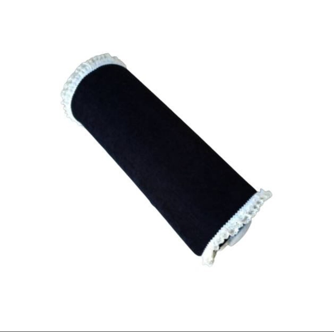 Decorative Bolster Pillow Black Velvet Classic Pillow Etsy