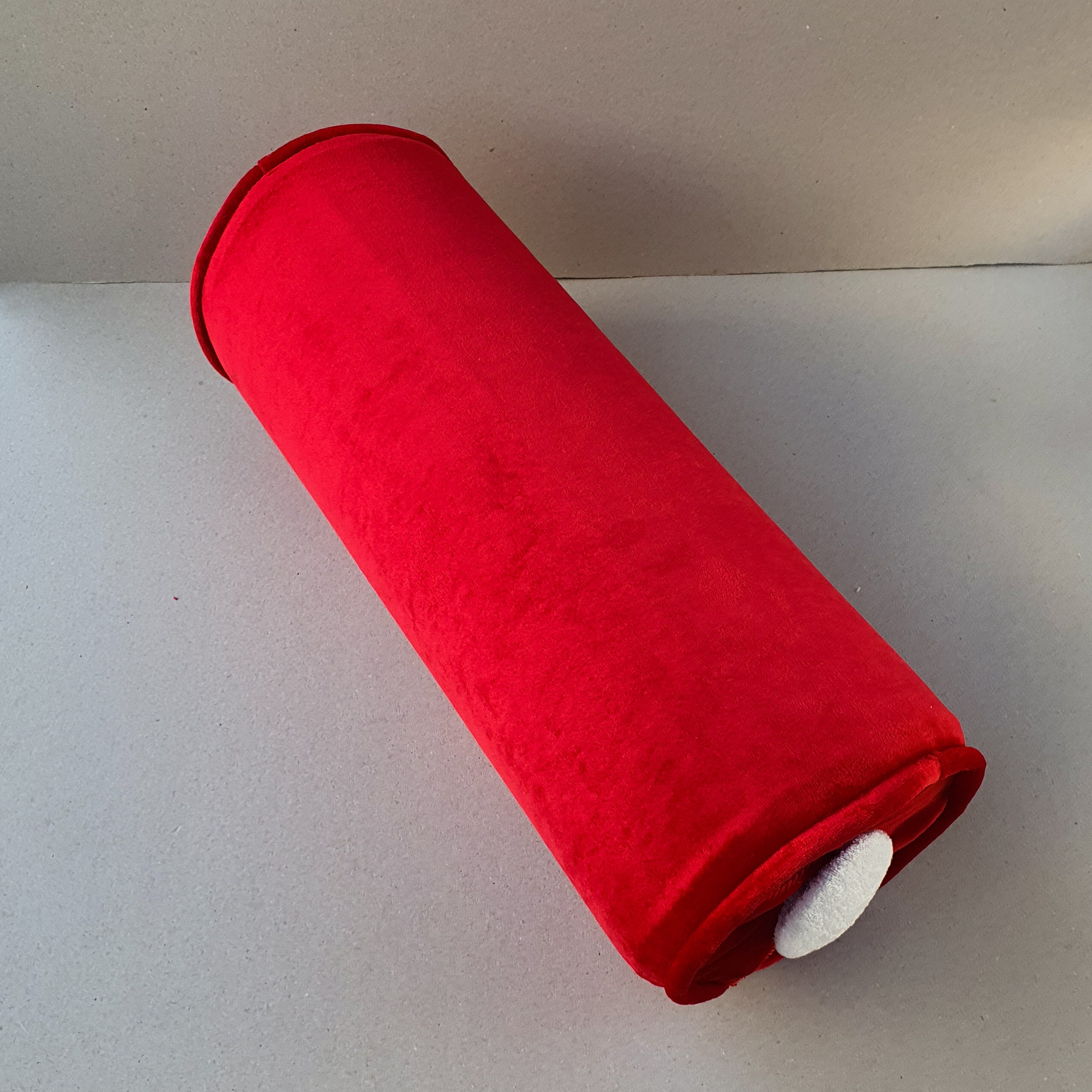 High Quality Red Velvet Red Bolster Pillow Decorative Etsy