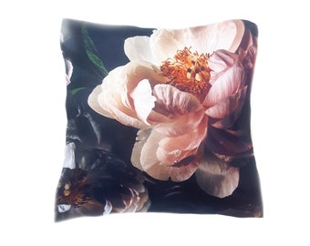 Almohada decorativa, almohada floral, almohada de estilo vintage, decoración del hogar, almohada decorativa, almohadas de tiro, 16x16 pulgadas 40x40cm