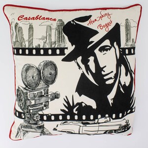 Almohada decorativa vintage, almohada blanca y negra, decoración del hogar, almohada decorativa, almohadas de tiro, 16x16 pulgadas, 40x40cm