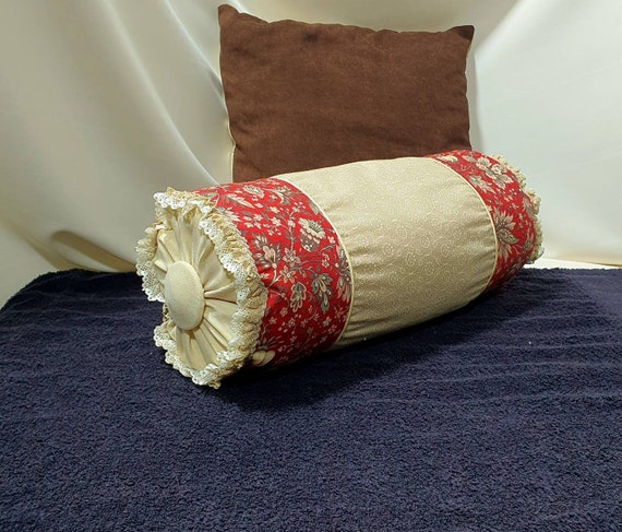 Vintage Bolster Pillow High Quality Neck Roll Pillow Classic