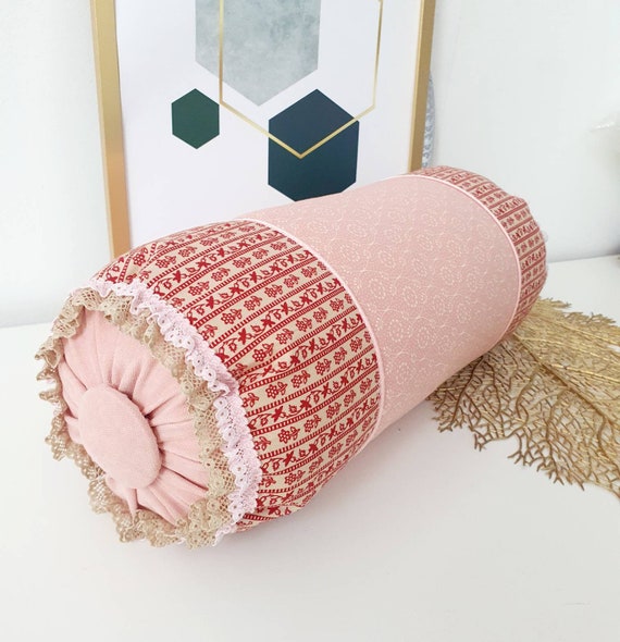 Decorative neck roll pillow sale