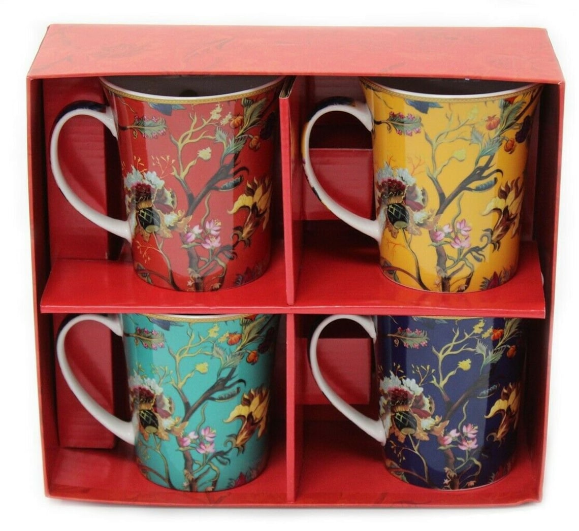 Leonardo Collection Fine China Mug Set Coffee Floral Design Etsy