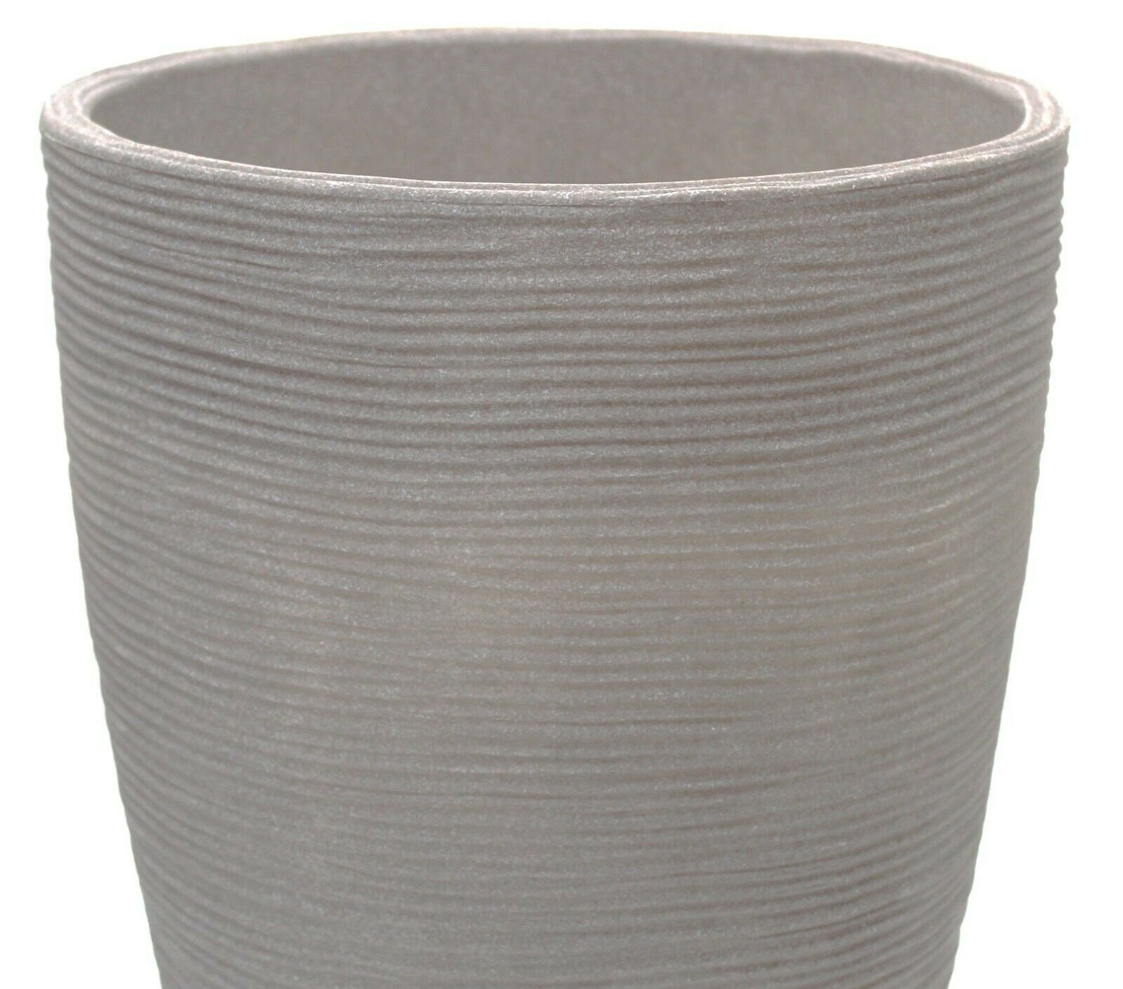 Large Ribbed GREY Planter Plant Pot 43cm Tall Indoor & Outdoor Etsy