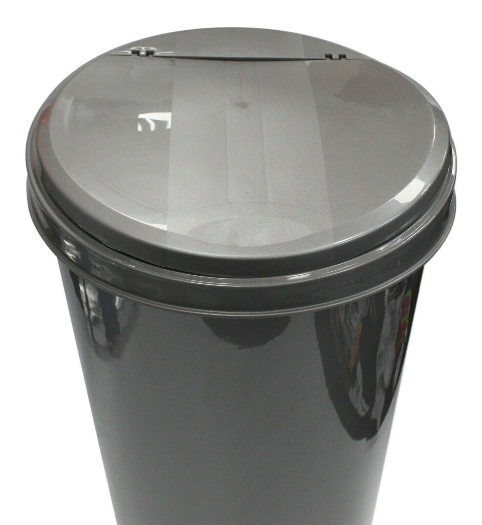 45 Litre Plastic Silver/Grey Bin Rubbish Bin Bedroom Office Etsy