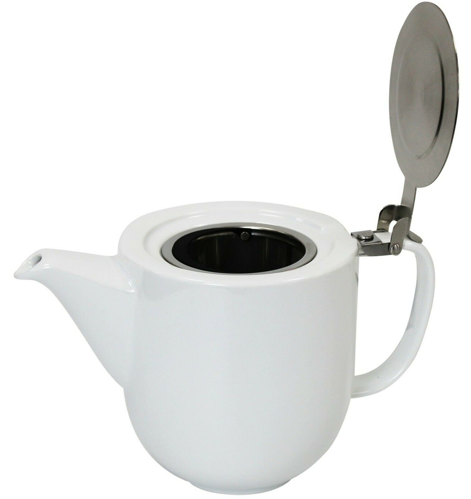 Whittard 1 Litre Teapot 5 Cup Teapot White Ceramic Tea pot Etsy