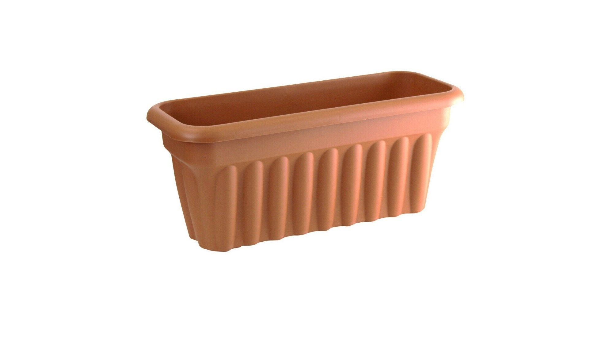 Extra Large Deep 60cm Terracotta Plastic Trough Planter Plant Etsy