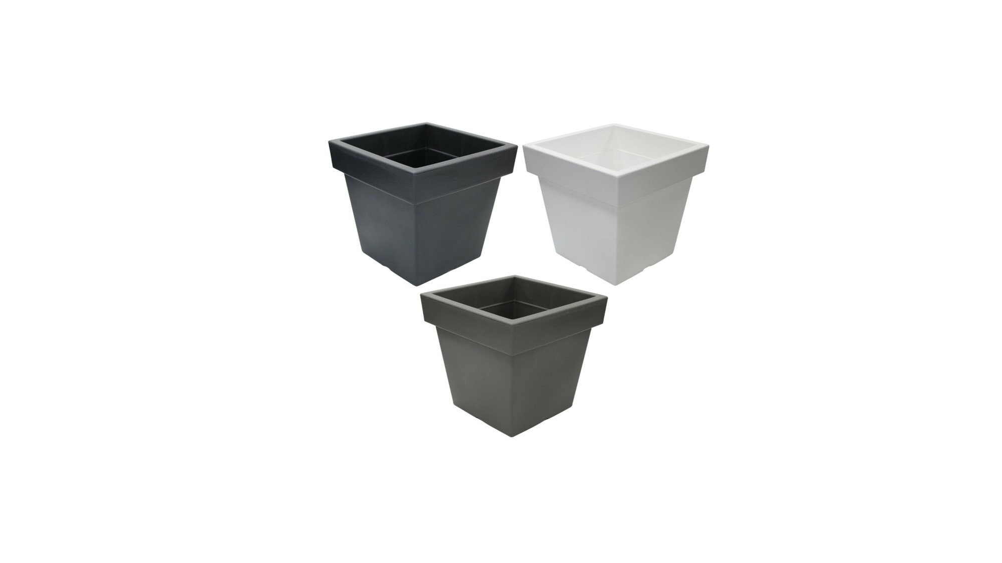 30cm Square Planters Indoor Outdoor Plant Pots Sharp Modern Etsy