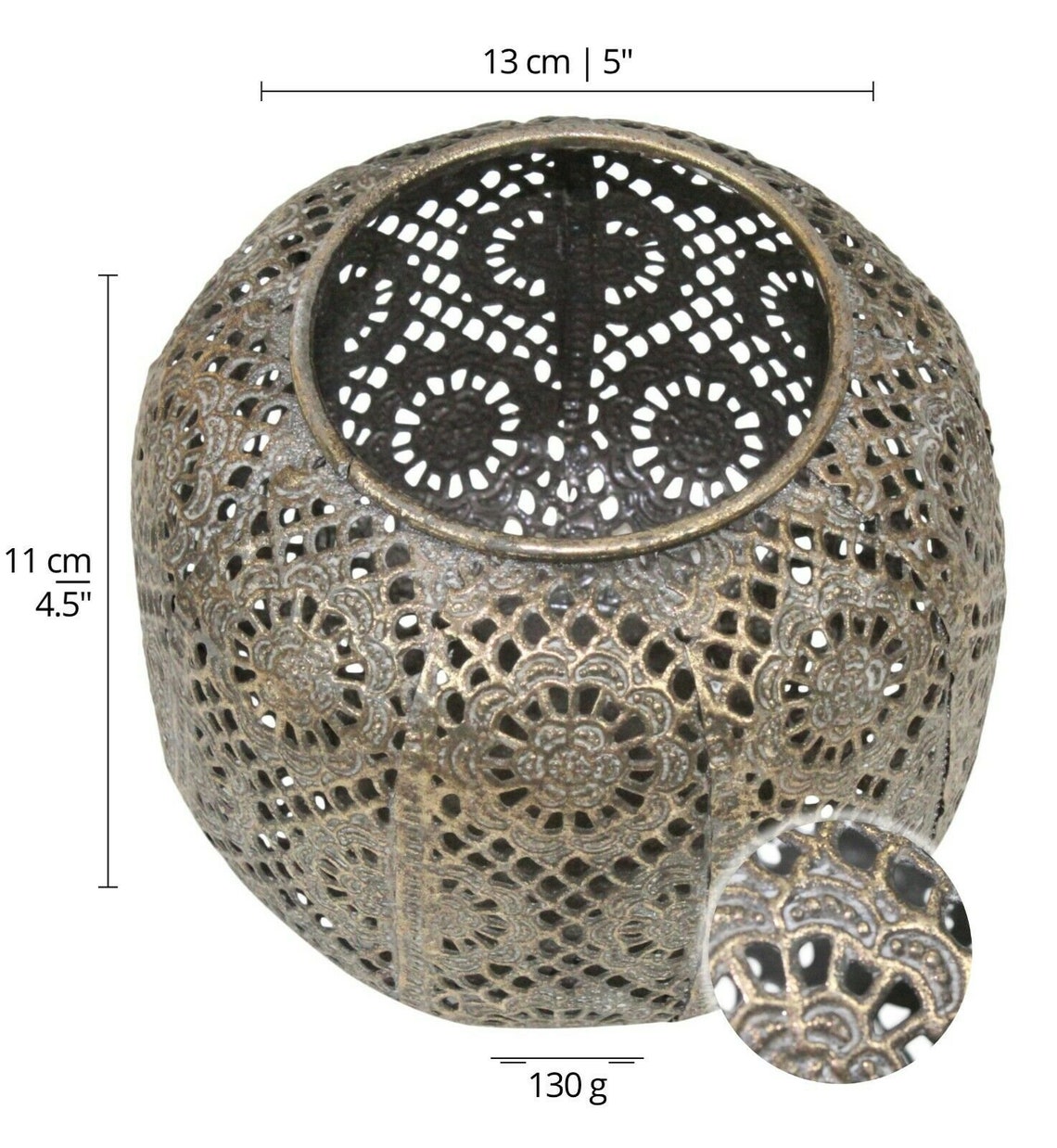 Antique Tea Light Holder For Tealights And Candles Elegant Etsy