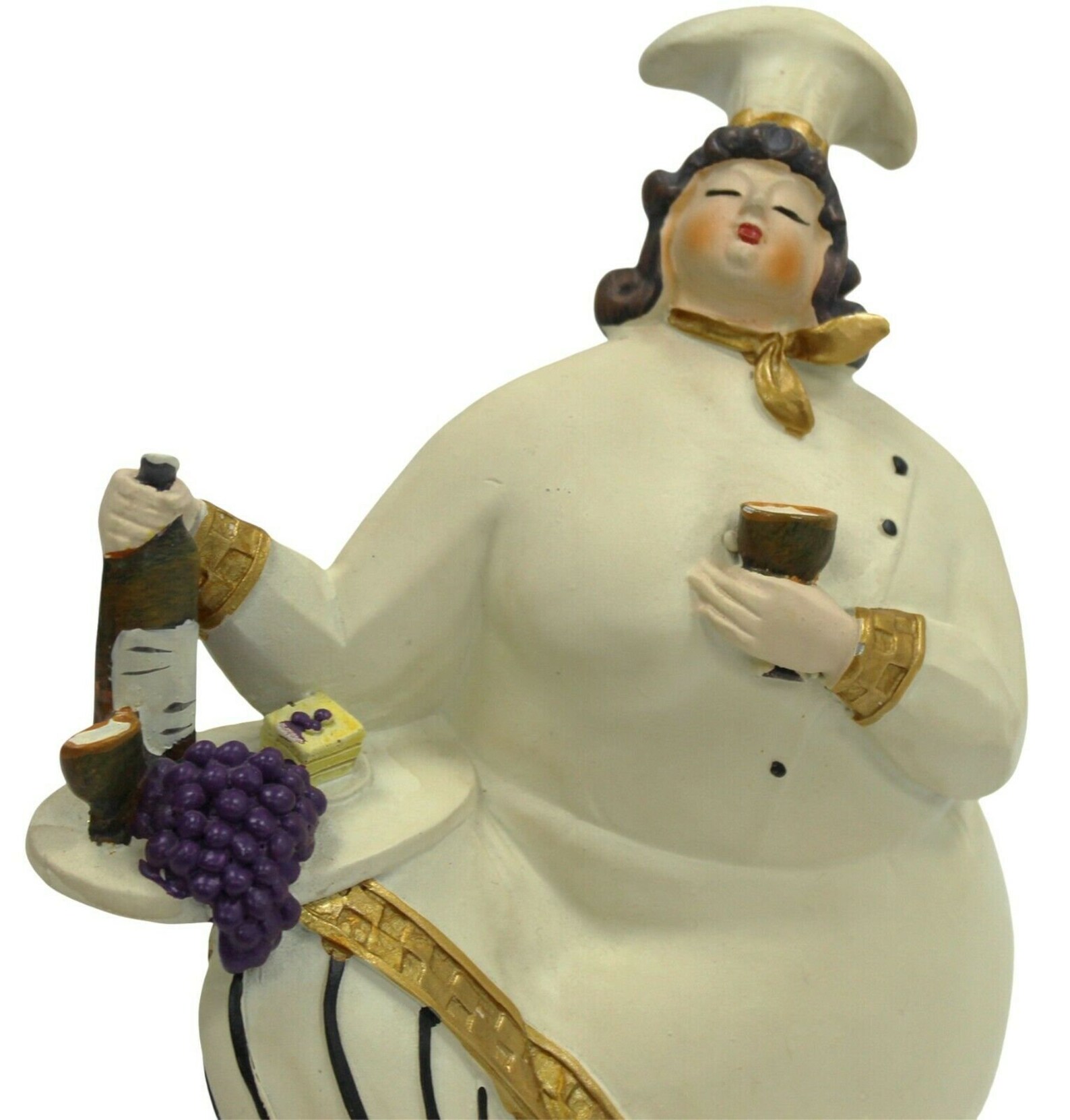 resin chef statue