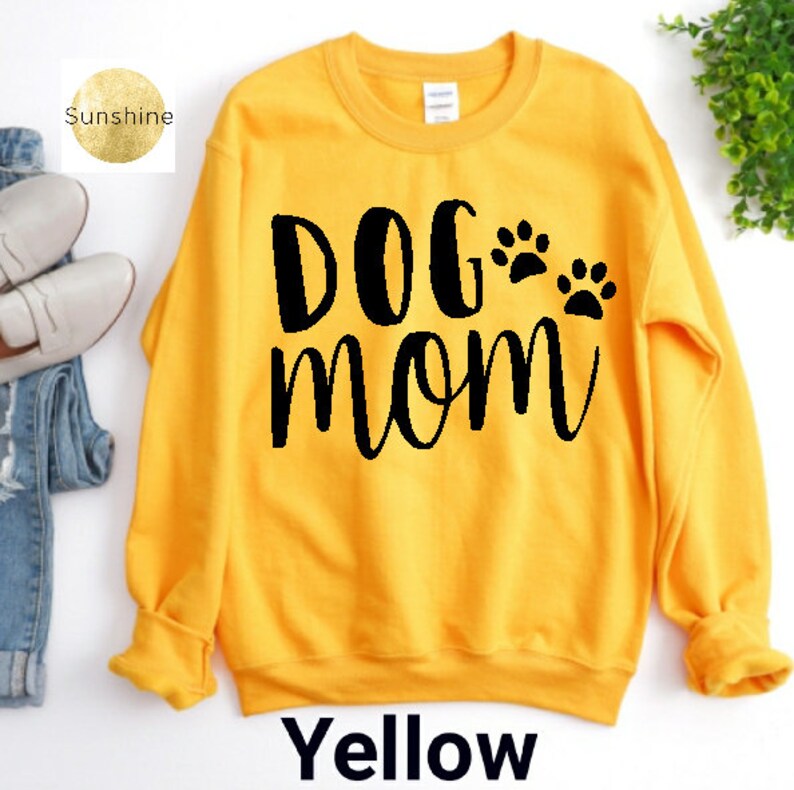 Dog Mom sweatshirt dog mom sweater dog mom shirt Crewneck Etsy
