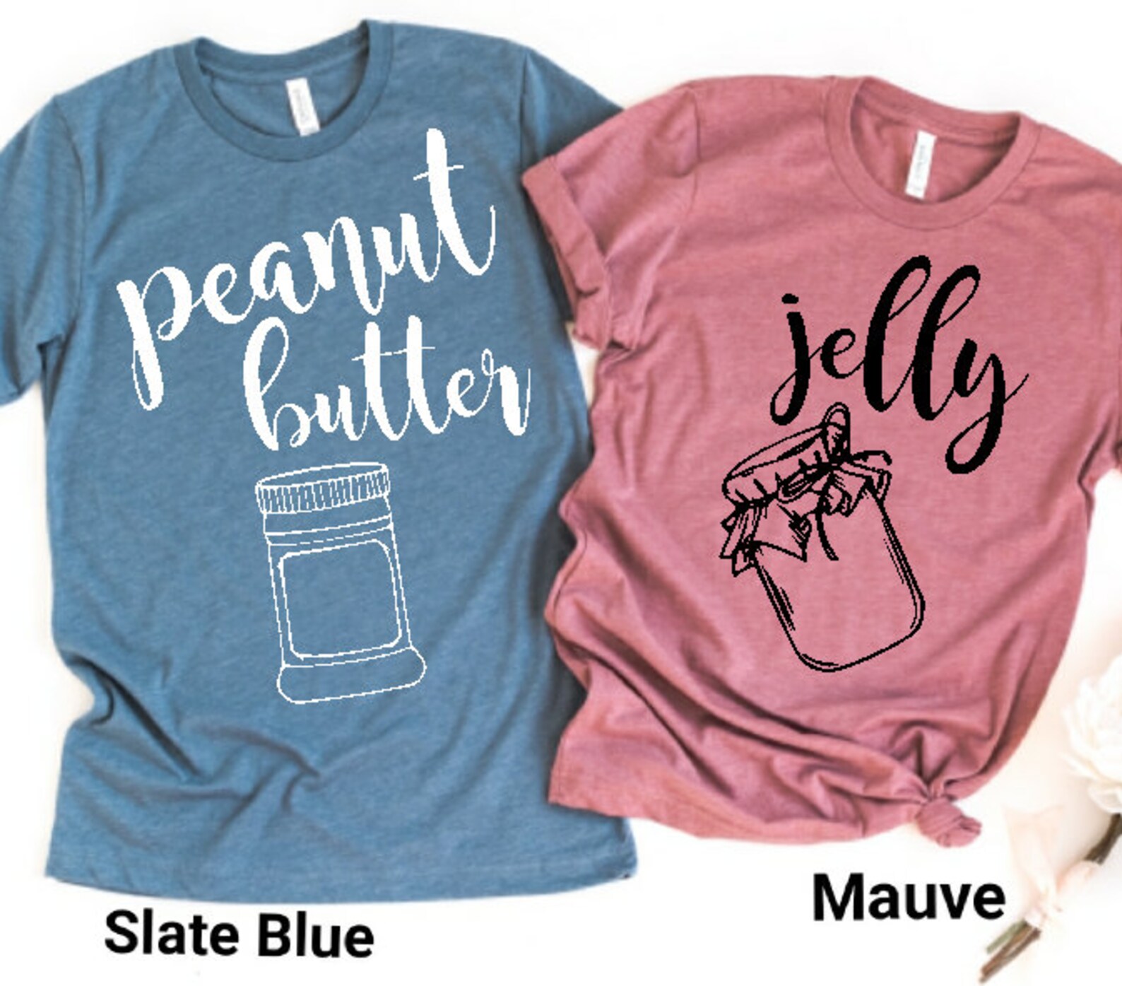 Peanut butter and jelly couples shirt matching shirt Etsy