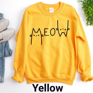 women's sweatshirts with cats on them