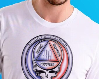 AA Forever Grateful Tee, Unisex Ultra Cotton T-Shirt, Alcoholics Anonymous Shirt